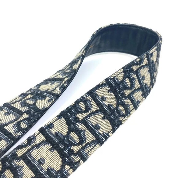 Dior oblique saddle CD buckle belt Jacquard Navy - Picture 10 of 16